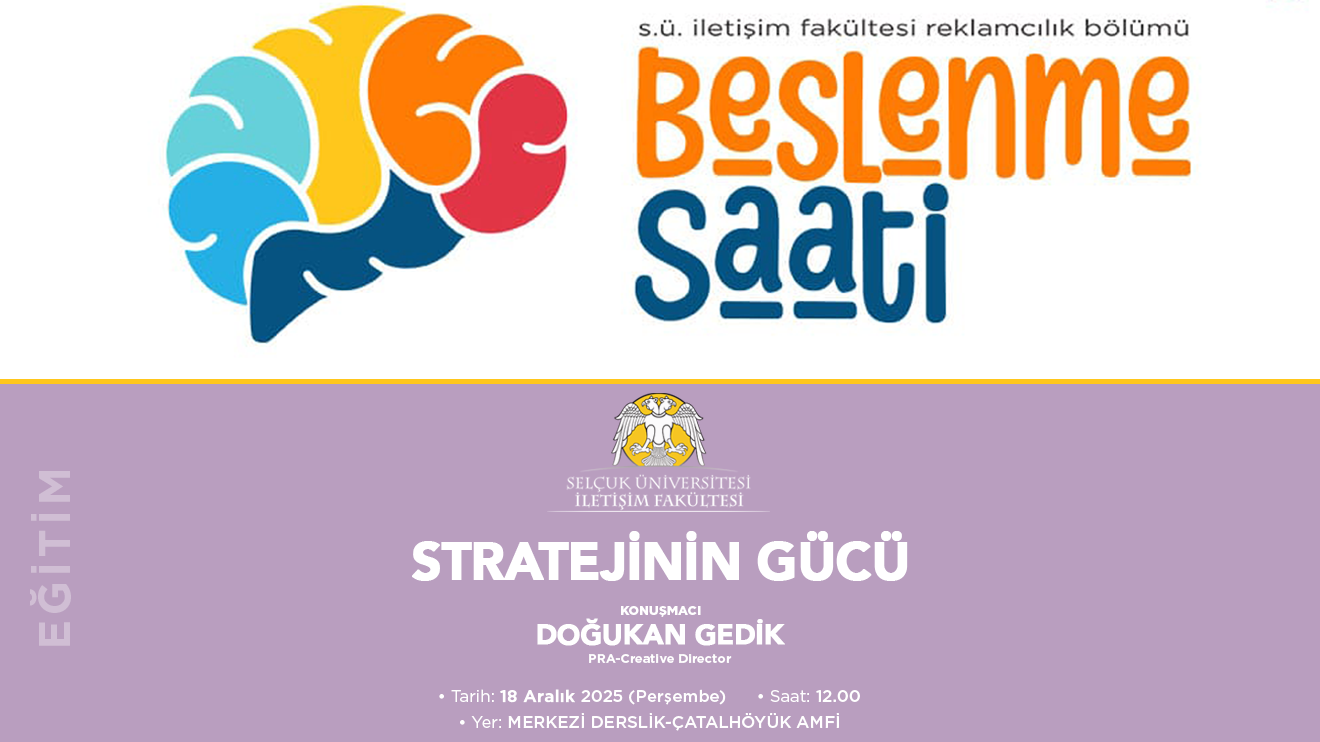 Beslenme Saati 'Stratejinin Gücü'